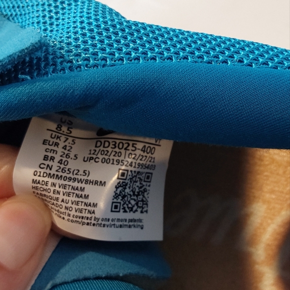 Nike Air Max Pre Day 'Be True' Neptune Blue Multicolor Men Size 8.5 [DD3025-400] - Picture 13 of 14